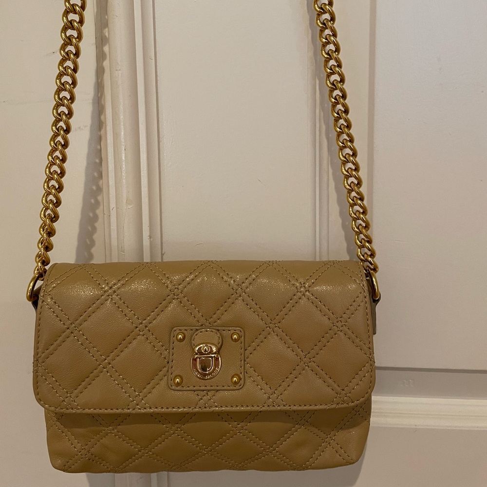 Marc Jacobs The Single crossbody quilted leather bag